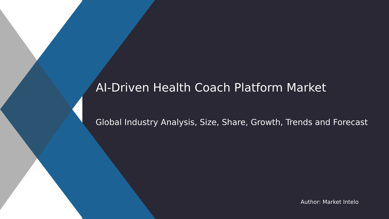 AI-Driven Health Coach Platform Market Research Report 2033