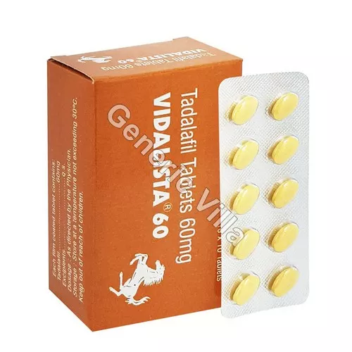 Vidalista 60 MG (Cialis) Tablet | Uses, Benefits, Dosage