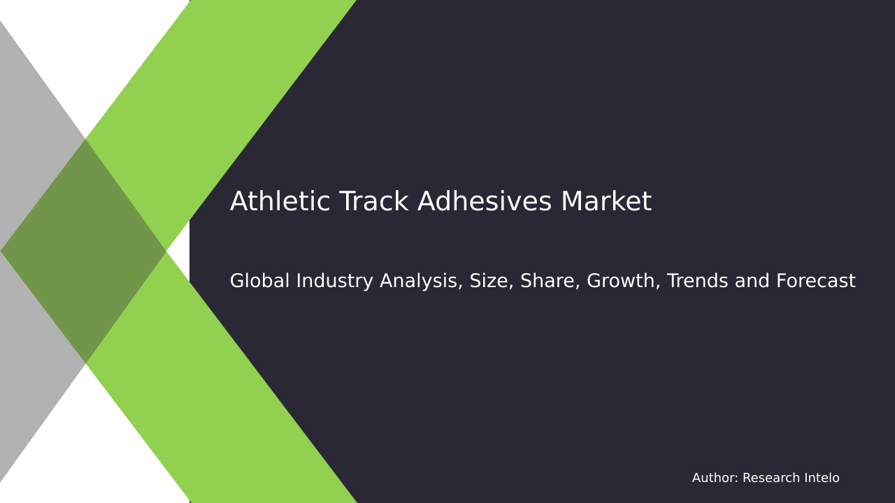 Athletic Track Adhesives Market Research Report 2033
