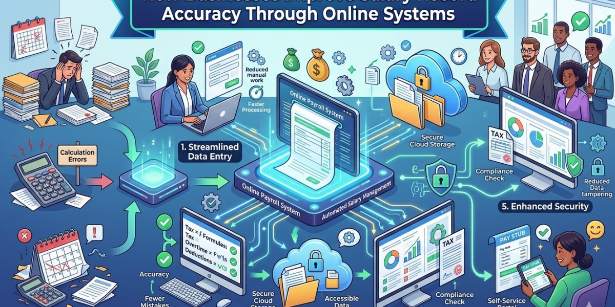 How Businesses Improve Salary Record Accuracy Through Online Systems