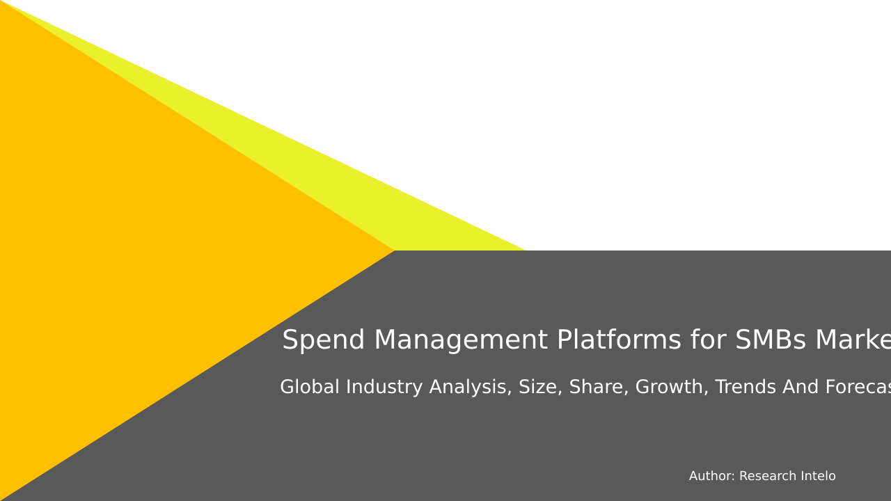 Spend Management Platforms for SMBs Market Research Report 2033