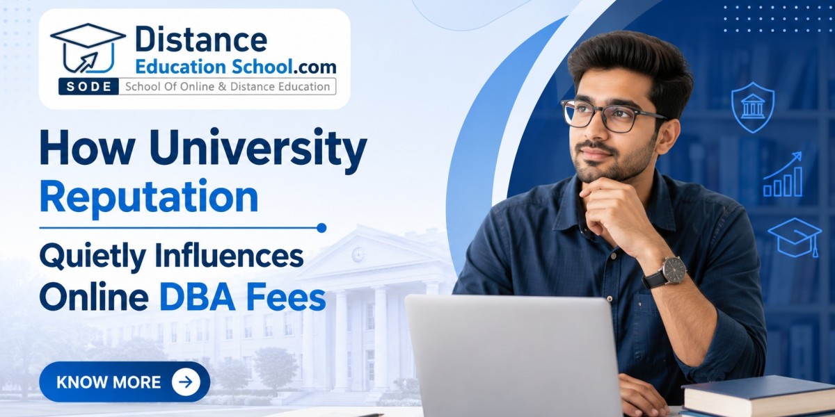How University Reputation Quietly Influences Online DBA Fees