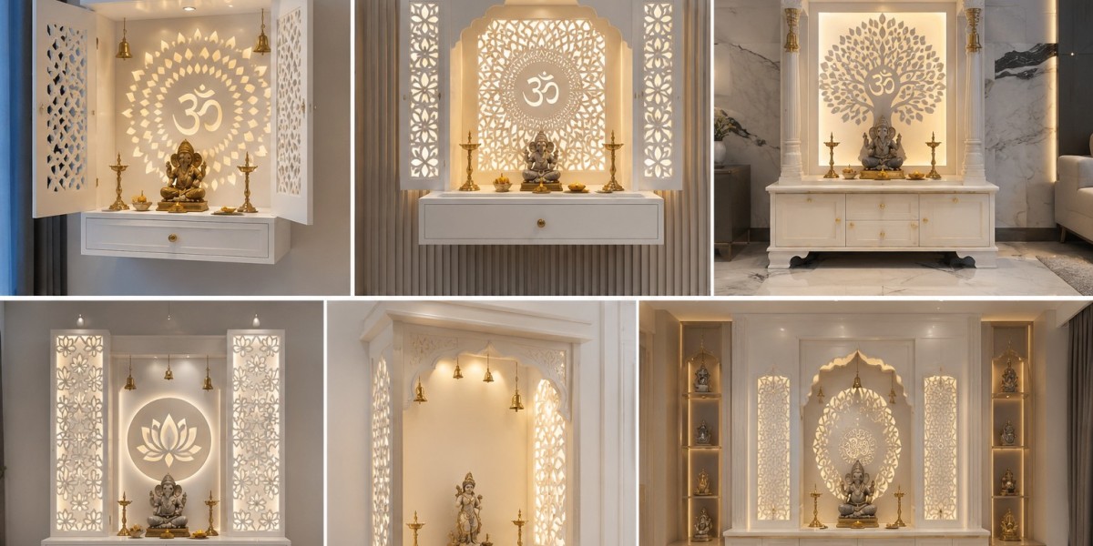 Latest Corian Mandir Designs to Transform Your Home