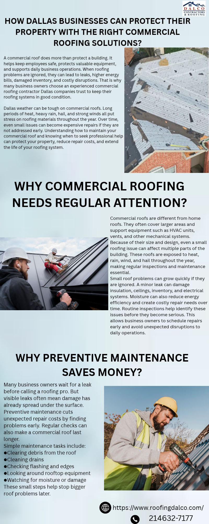 How Dallas Businesses Can Protect Their Property with the Right Commercial Roofing Solutions  - Gifyu