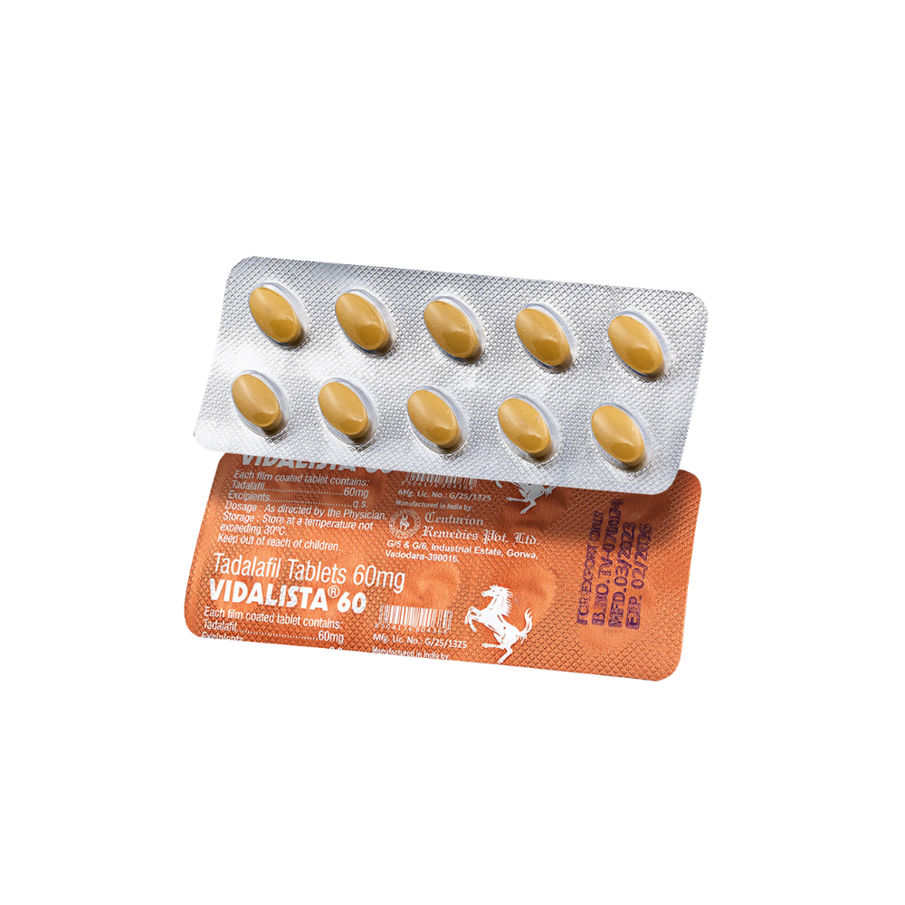 Tadalafil 60mg – Vidalista Tablets • Kamagra Shop