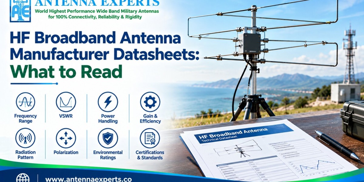 HF Broadband Antenna Manufacturer Datasheets: What to Read